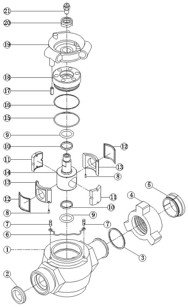 Structure of plug valve